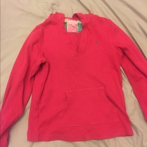 Lilly Pulitzer Hot Pink Pullover